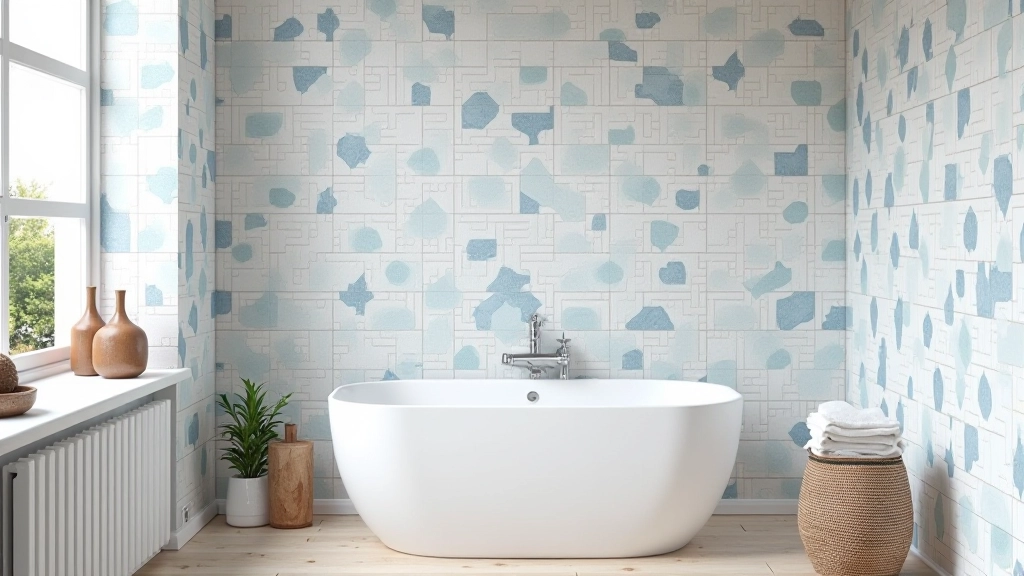 Paleta de cores de azulejos portugueses mostrando tons de azul cobalto, branco, cinza e terra em uma composição organizada