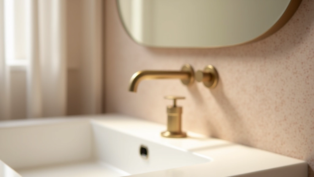 Fixtures modernas em latão e vidro com design minimalista